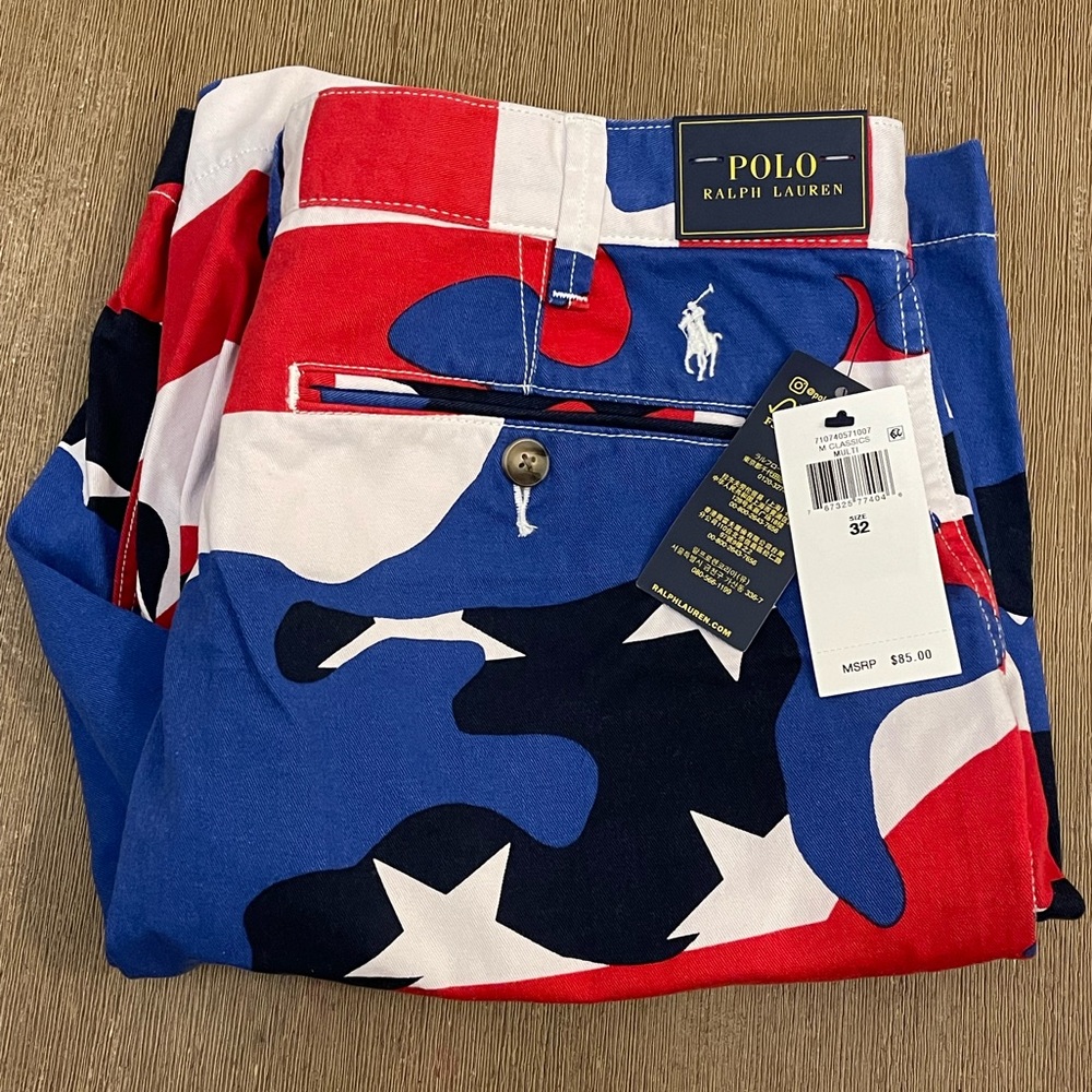NWT Polo RL - American camo classic shorts